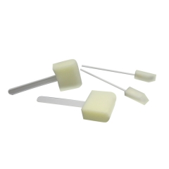 Medical disposable oral swabs oral care soft sponge with stick
