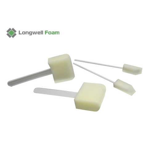 Medical disposable oral swabs oral care soft sponge with stick